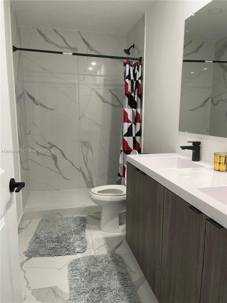Furnished interior view inside a new home in , Florida City (Image 40).