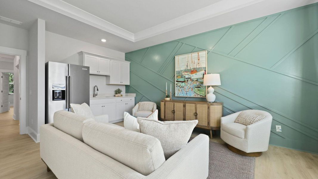 Furnished interior view inside a new home in Berkeley Bay, Ridgeville (Image 41).