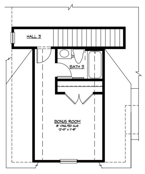 2D floor plan layout for the The Athens + Bonus Bed/Bath by Smith Family Homes in Ramsey Landing, Rincon, GA (Image 4).