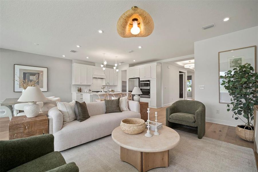 Furnished interior view inside a new home in Fieldstone, Plant City (Image 8).