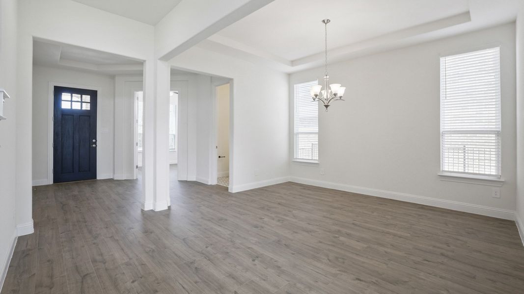 Representative furnished interior of a home built from the Dartmouth by DRB Homes in Brookewater, Rosenberg (Image 7).