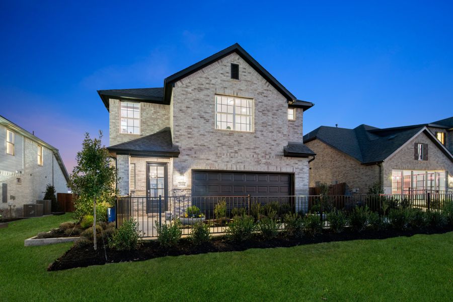 Representative exterior photo of a completed home built from the Kingston by UnionMain Homes in Elevon, Lavon, TX (Image 31).
