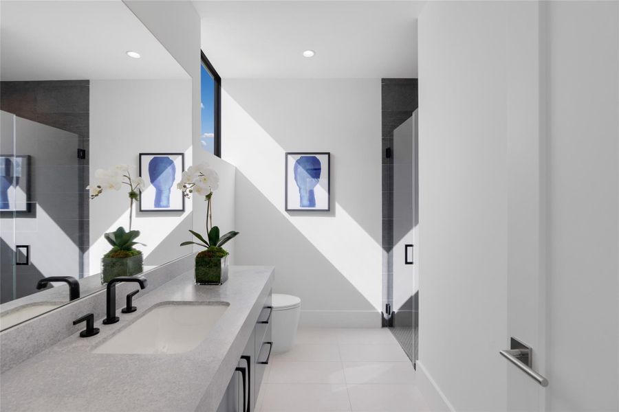 Furnished interior view inside a new home in , Fort Lauderdale (Image 15). Furnished interior view inside a new home in , Fort Lauderdale (Image 15).