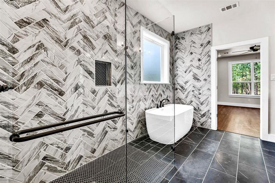 Furnished interior view inside a new home in , Ennis (Image 10).