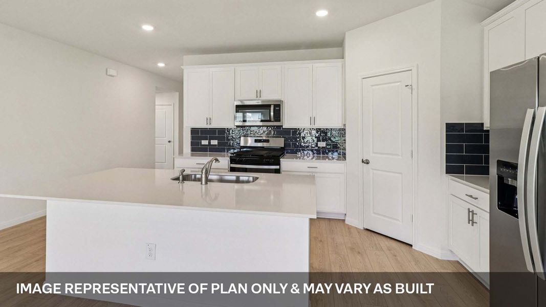 Representative furnished interior of a home built from the The Irvine by D.R. Horton in Carillon, Manor (Image 6).