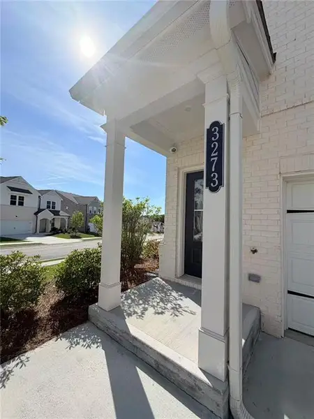 Exterior details and patio area of a home in , Dacula (Image 4). Exterior details and patio area of a home in , Dacula (Image 4).