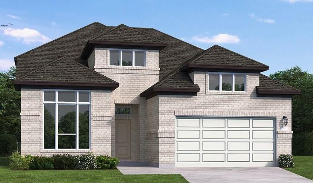 Front elevation ( representative rendering)