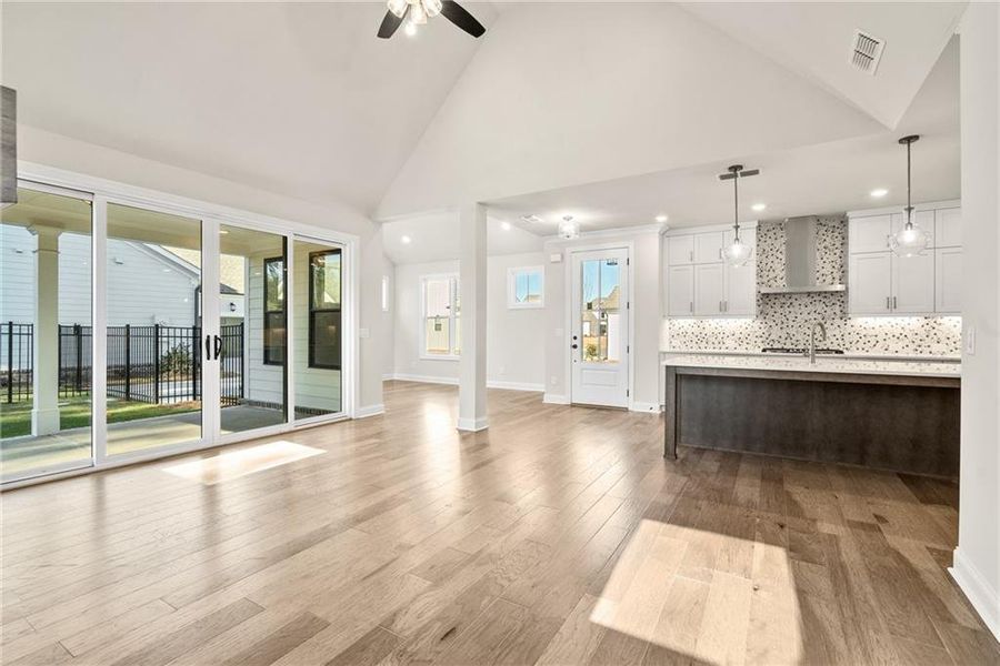 Spacious, unfurnished interior of a new home in Promenade at Sawnee Village, Cumming (Image 17). Spacious, unfurnished interior of a new home in Promenade at Sawnee Village, Cumming (Image 17).