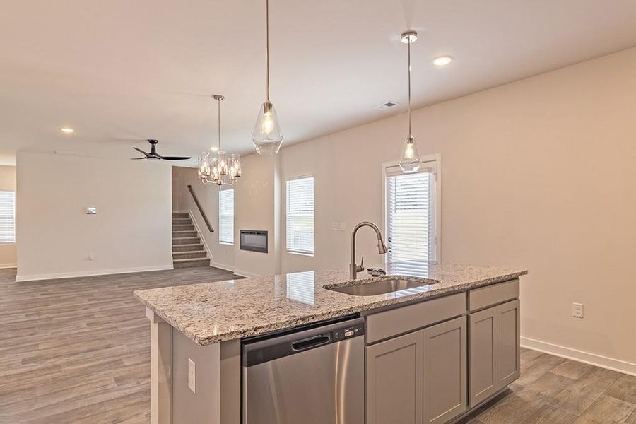 Furnished interior view inside a new home in Fern Dale, Fairburn (Image 9).