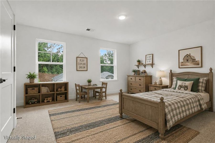 Furnished interior view inside a new home in Thunder Ridge, Dawsonville (Image 18).