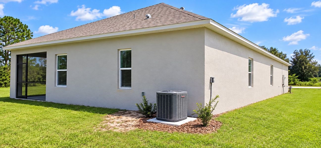 Exterior details and patio area of a home in Marion Oaks, Ocala (Image 26). Exterior details and patio area of a home in Marion Oaks, Ocala (Image 26).