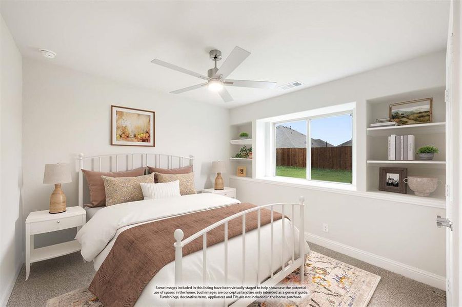 Furnished interior view inside a new home in Hampton Park, Glenn Heights (Image 13).