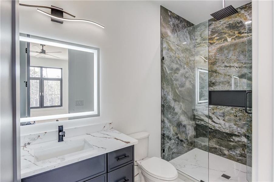 Furnished interior view inside a new home in , Sugar Hill (Image 10). Furnished interior view inside a new home in , Sugar Hill (Image 10).