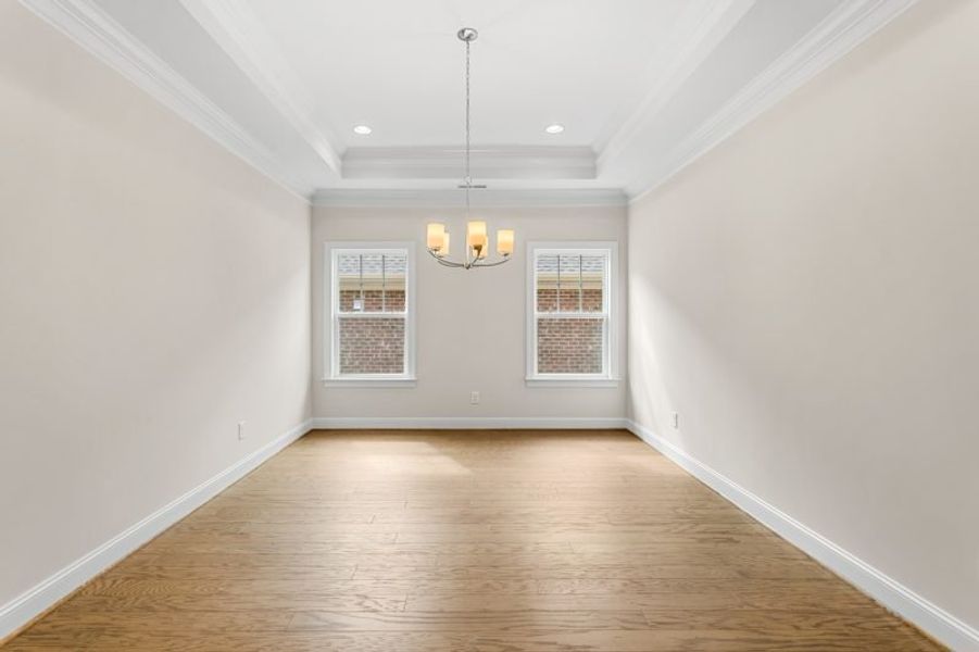 Representative unfurnished interior of a home built from the Somerset by Keystone Homes NC in Weybridge, Burlington (Image 21). Representative unfurnished interior of a home built from the Somerset by Keystone Homes NC in Weybridge, Burlington (Image 21).
