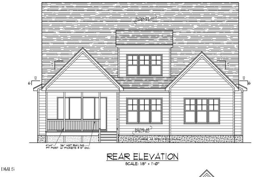 Rear Elevation Rear Elevation