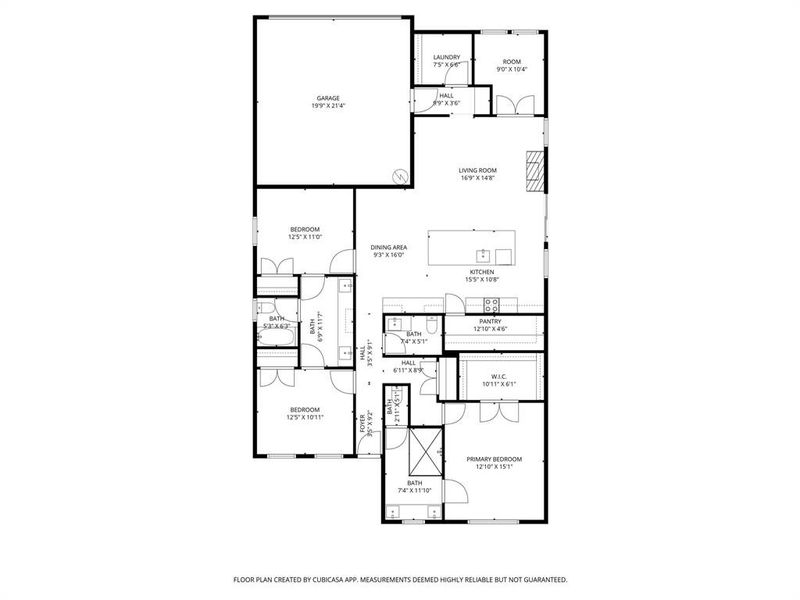 2D floor plan layout of this home in , Mesquite, TX (Image 5).
