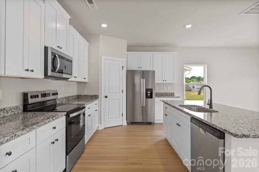 Furnished interior view inside a new home in , Winston-Salem (Image 4).