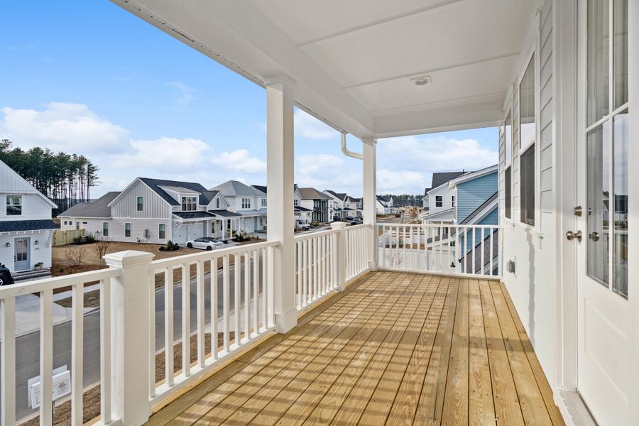 Exterior details and patio area of a home in Nexton, Summerville (Image 26).