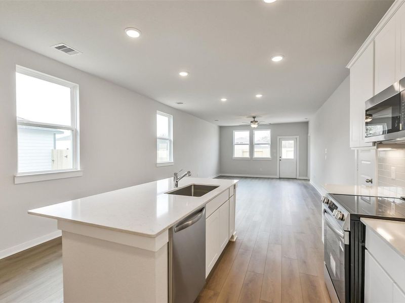 Furnished interior view inside a new home in Liberty Estates, Cleveland (Image 14).