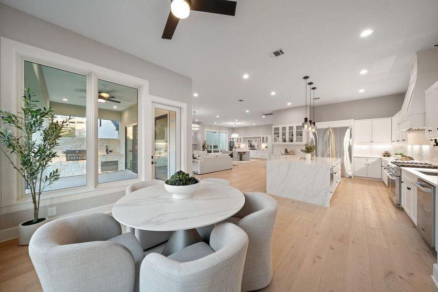 Furnished interior view inside a new home in , Houston (Image 33).