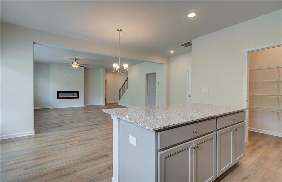 Furnished interior view inside a new home in Kingsmere Estates, Loganville (Image 5).