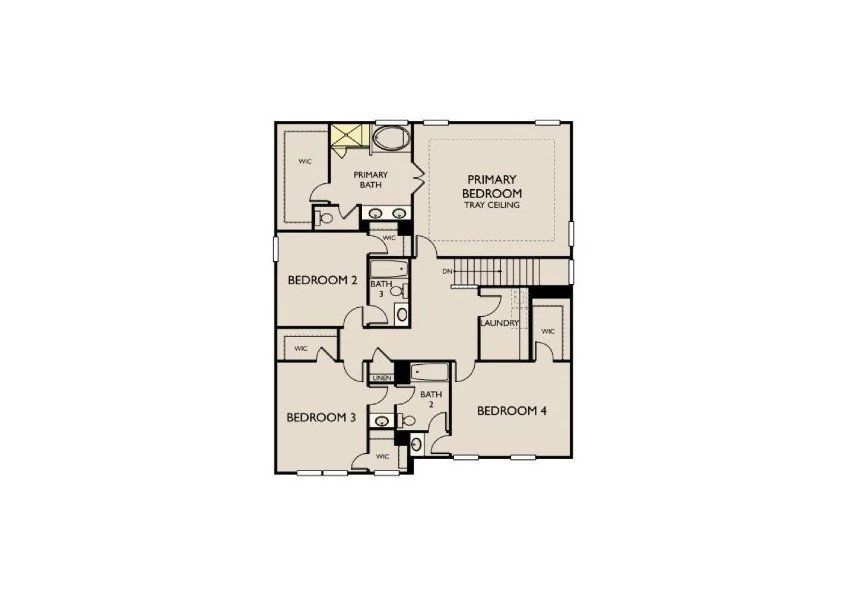 2D floor plan layout of this home in Willow Landing, Mount Juliet, TN (Image 6). 2D floor plan layout of this home in Willow Landing, Mount Juliet, TN (Image 6).