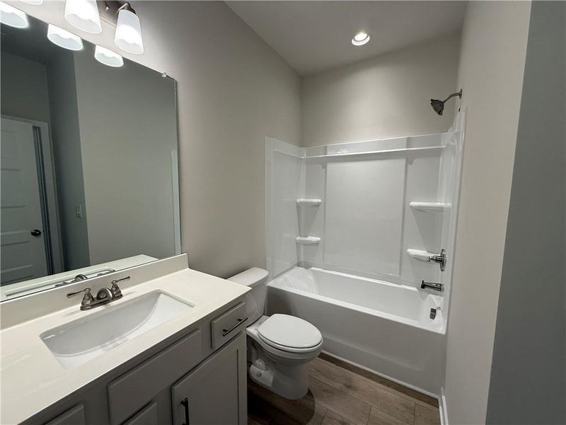 Furnished interior view inside a new home in Ponderosa Farms Estates, Gainesville (Image 12).