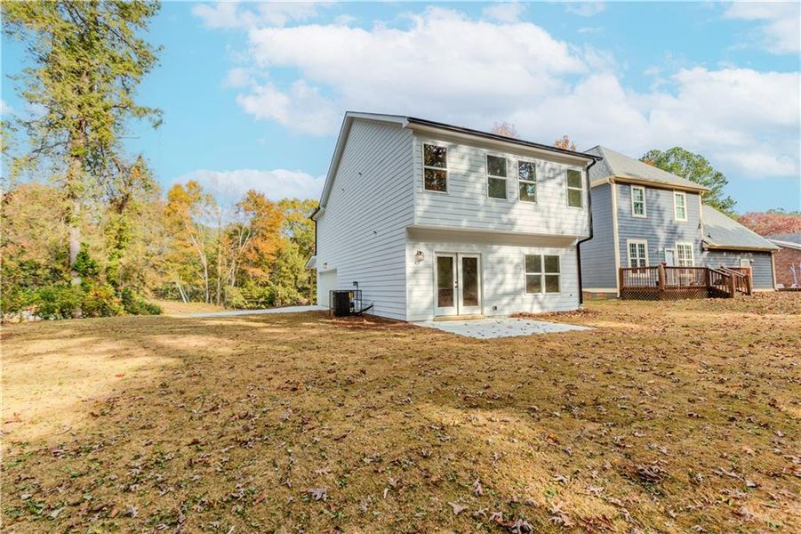 Exterior details and patio area of a home in , Atlanta (Image 21).