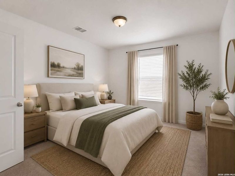 Furnished interior view inside a new home in , San Antonio (Image 13).