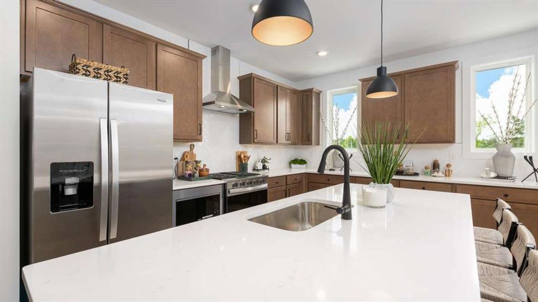 Furnished interior view inside a new home in Overlook at Peachtree Corners, Peachtree Corners (Image 12).