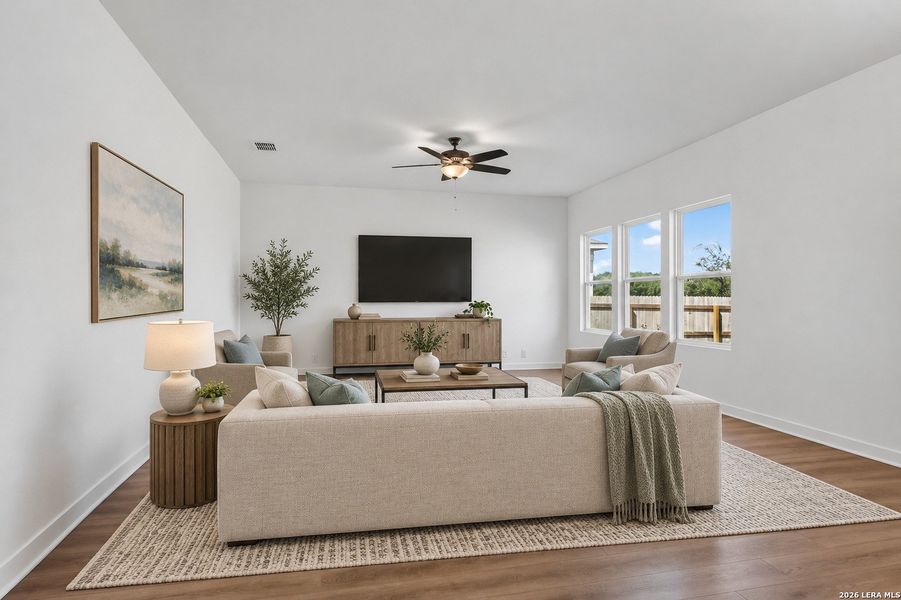 Furnished interior view inside a new home in Saddlebrook Ranch, Schertz (Image 17).