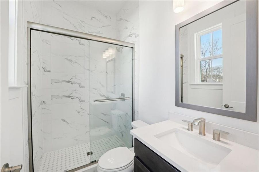 Furnished interior view inside a new home in Sterling Pointe, Cumming (Image 16).