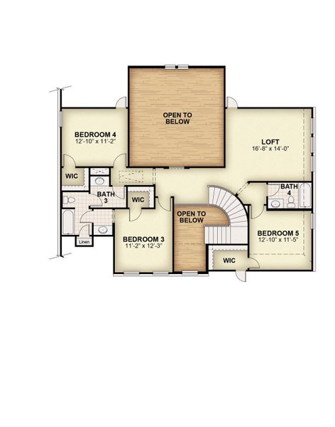 2D floor plan layout for the Louis - 70 ft Home Site by Rockwell Homes in Nelson Lake Estates, Rockwall, TX (Image 43). 2D floor plan layout for the Louis - 70 ft Home Site by Rockwell Homes in Nelson Lake Estates, Rockwall, TX (Image 43).