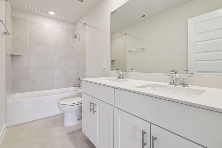 Photo is not of the actual home, but is an inspirational photo of builder’s model home and may depict options, furnishings, and/or decorator features that are not included