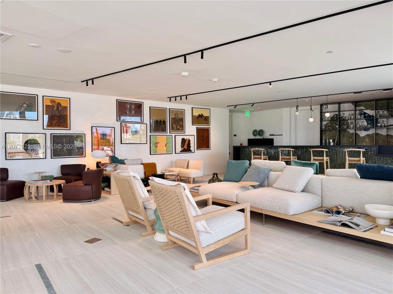 Furnished interior view inside a new home in , Miami (Image 13). Furnished interior view inside a new home in , Miami (Image 13).