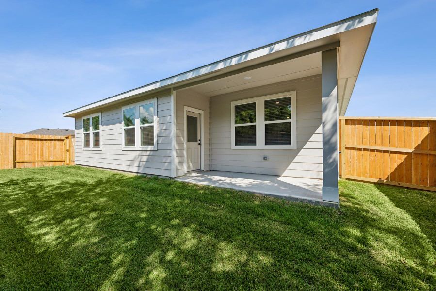 Enjoy lounging on the covered patio
