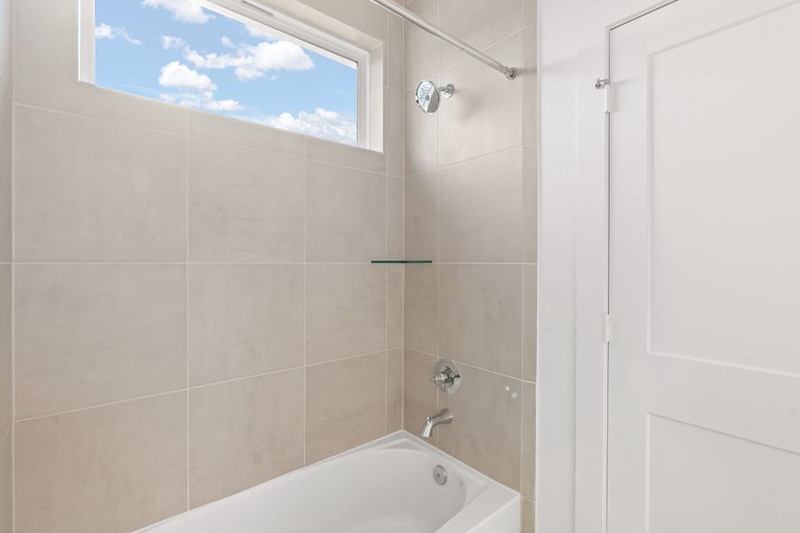 Furnished interior view inside a new home in The Highlands, Porter (Image 25).