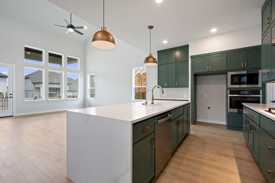 Furnished interior view inside a new home in Park Central, Georgetown (Image 10).