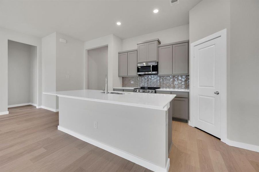 Furnished interior view inside a new home in Mercer Meadows, Royse City (Image 13).