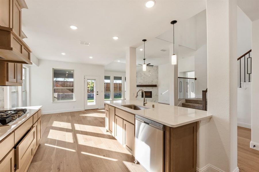 Furnished interior view inside a new home in Bear Creek Classic 60, Lavon (Image 12). Furnished interior view inside a new home in Bear Creek Classic 60, Lavon (Image 12).