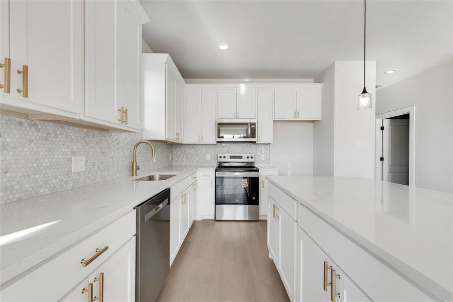 Furnished interior view inside a new home in , Forney (Image 13).