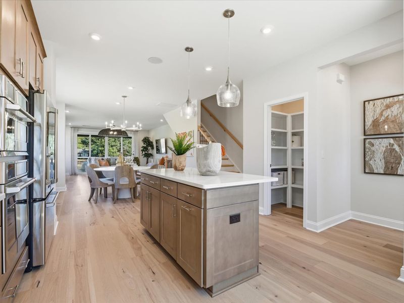 Representative furnished interior of a home built from the Paloma by Tri Pointe Homes in Bellflower, Charlotte (Image 38).