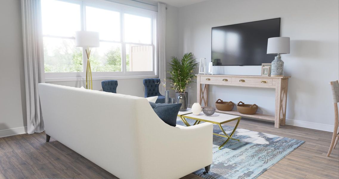 Furnished interior view inside a new home in Anderson Park, Hendersonville (Image 13). Furnished interior view inside a new home in Anderson Park, Hendersonville (Image 13).