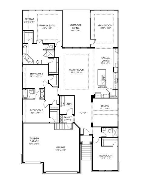 Floor Plan Main Level