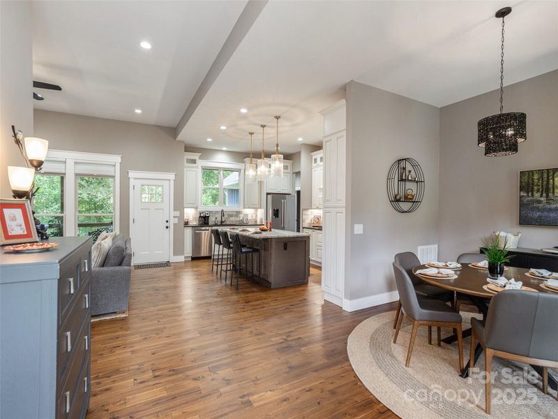 Furnished interior view inside a new home in , Hendersonville (Image 24).