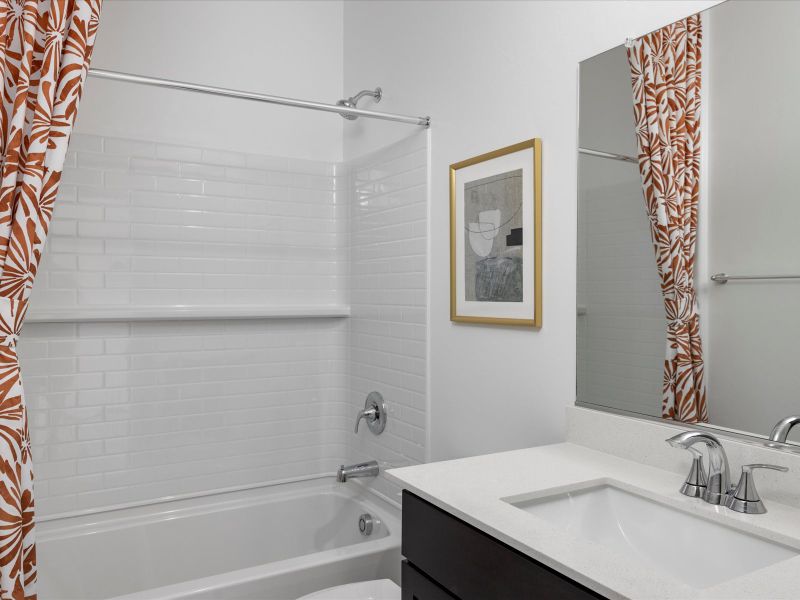 Furnished interior view inside a new home in Entrada Del Toro, Sahuarita (Image 13).