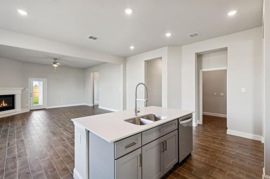 Furnished interior view inside a new home in Venetian, Weston (Image 8).