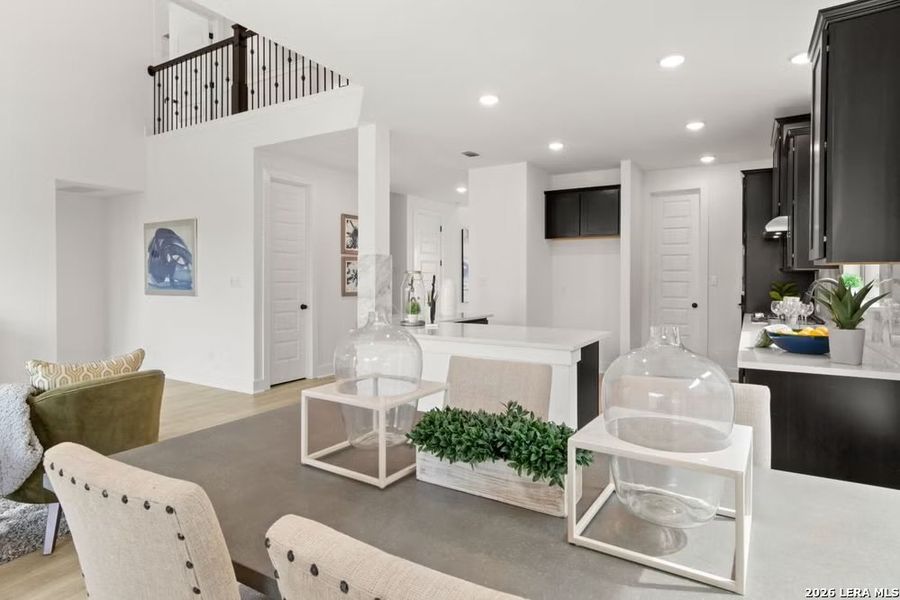 Furnished interior view inside a new home in The Parklands, Schertz (Image 7).