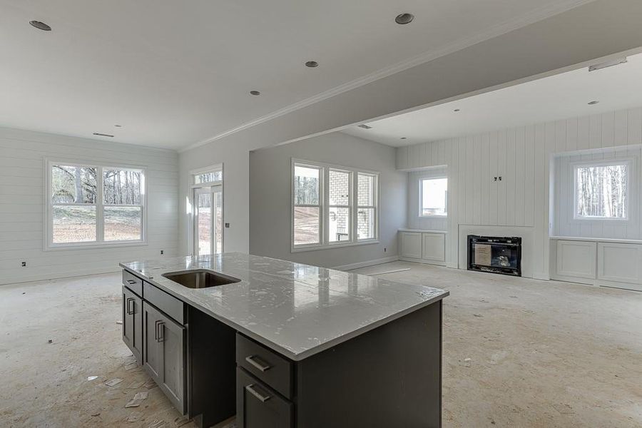 In-progress construction of a new home in , Cumming, GA (Image 9).