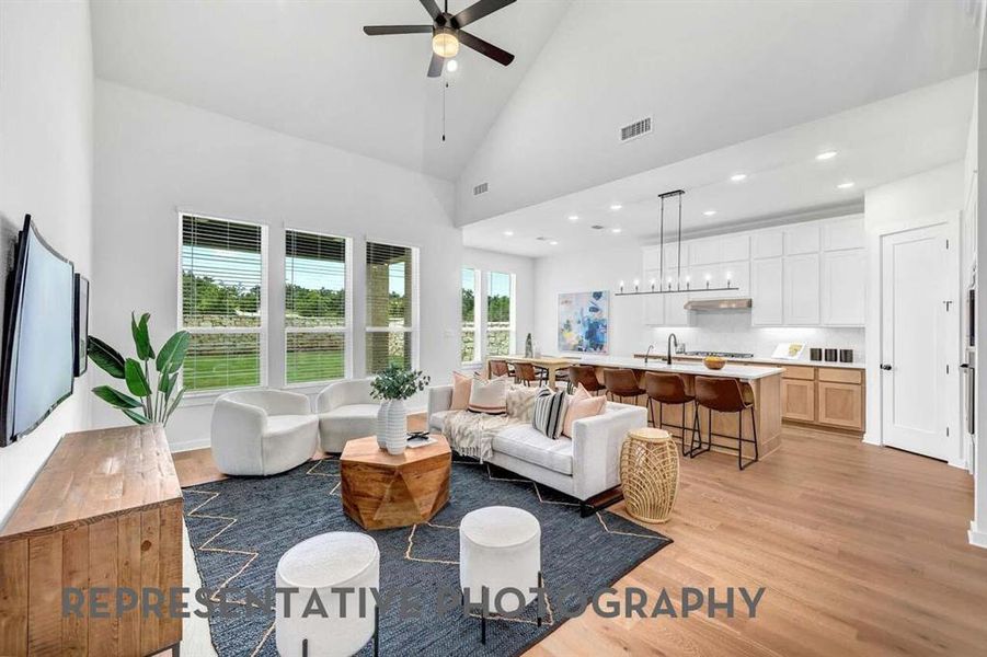 Furnished interior view inside a new home in Goodland, Venus (Image 7).
